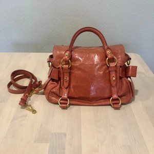 Miu Miu vitello leather handbag